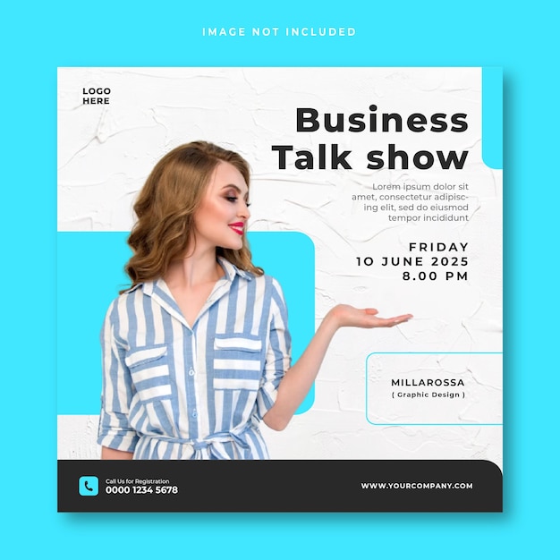 Business Talkshow Social Media Post