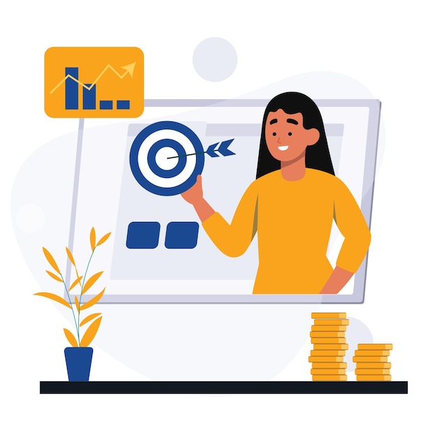 Business Target Illustration