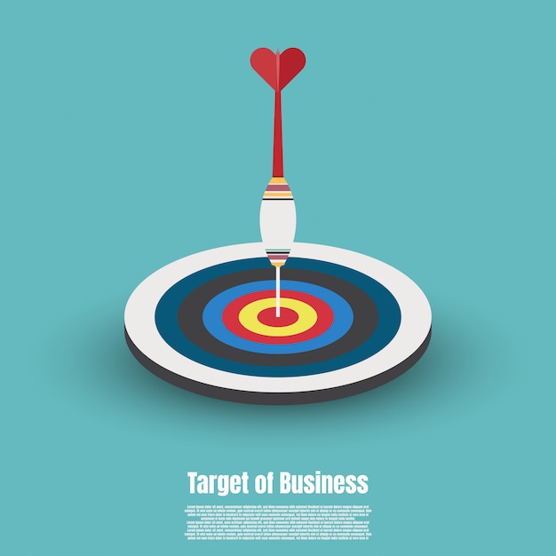 Business target market concept
