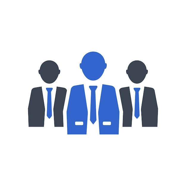 Vector business team icon