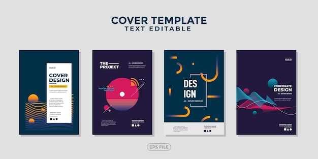 Business template cover collection