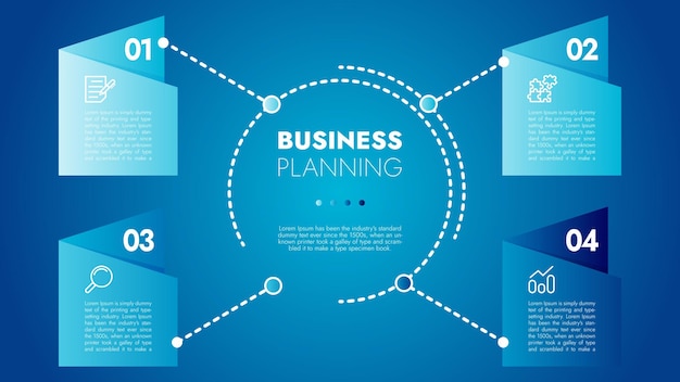 Business template for presentation Infographic data visualization Process chart and elements