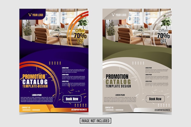 Business templates. Advertising abstract flyer or background for delivery, business A4 layout