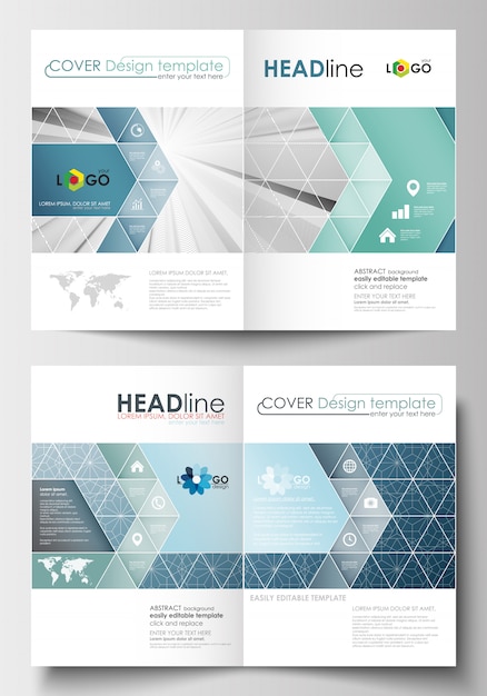 Business templates for brochure, flyer, booklet, report.