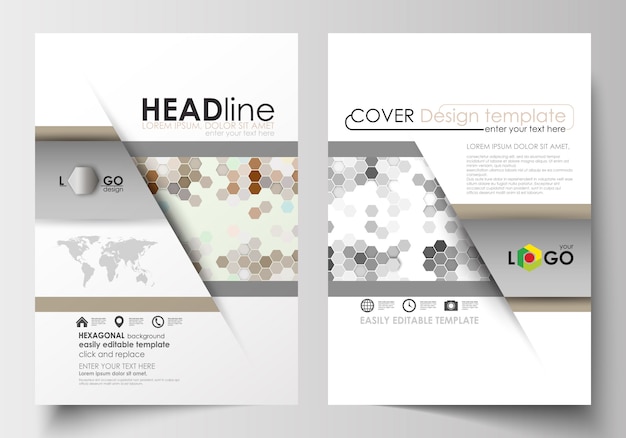 Business templates for brochure, magazine, flyer, booklet or report.