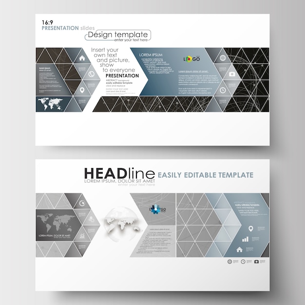 Business templates in hd format for presentation slides.