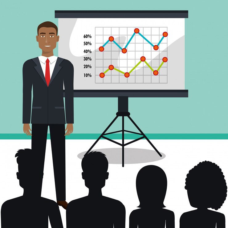 Vector business training design 