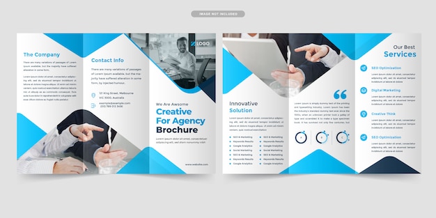 Business trifold brochure design