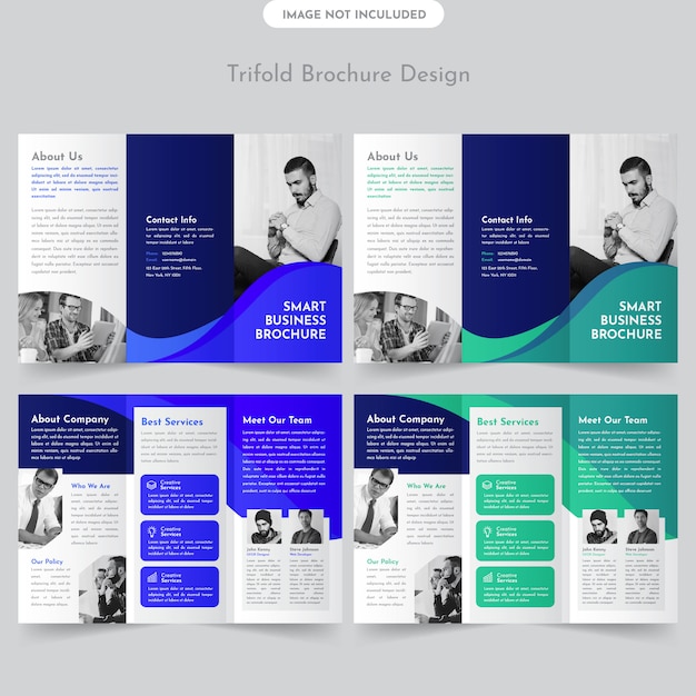 Business trifold brochure design