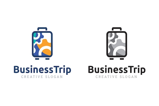 Business Trip Logo Template