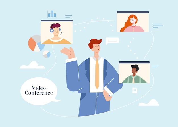 Business video conferencing