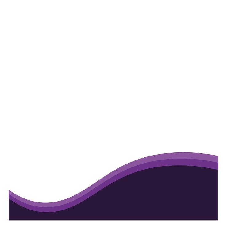 Vector business wave footer