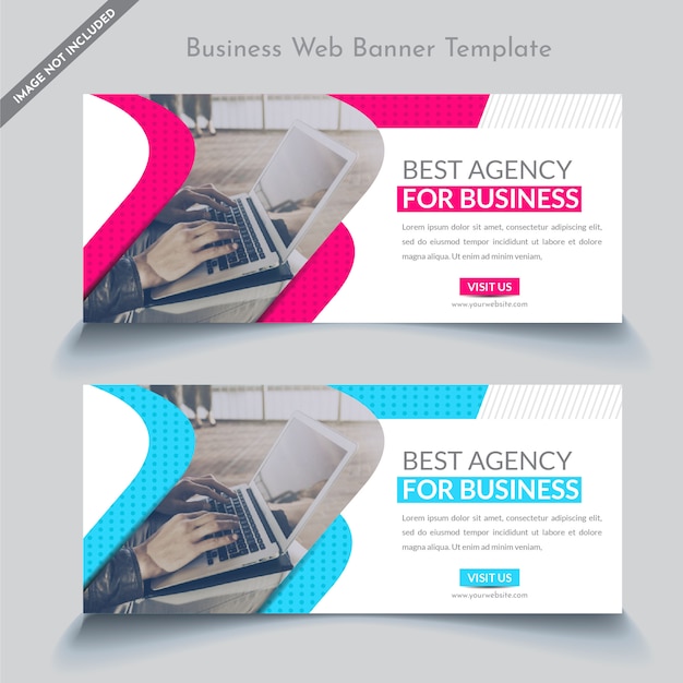 Business web banner template