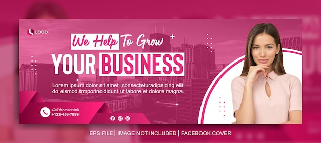 business web or facebook cover banner template