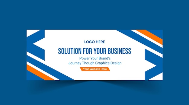 Business Webinar banner template design for social media