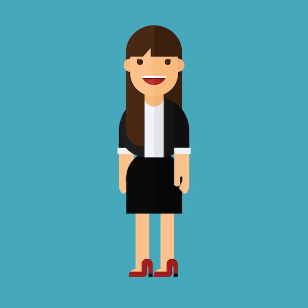 Business woman character design