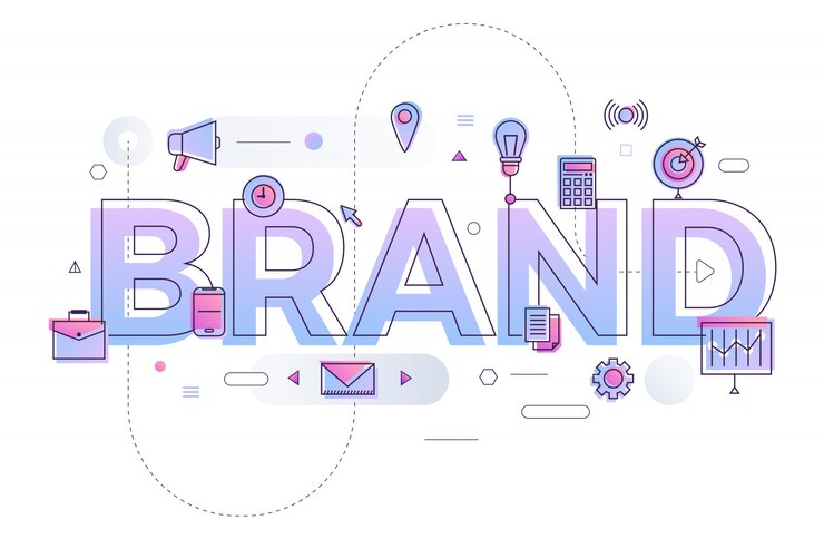 Vector business word
