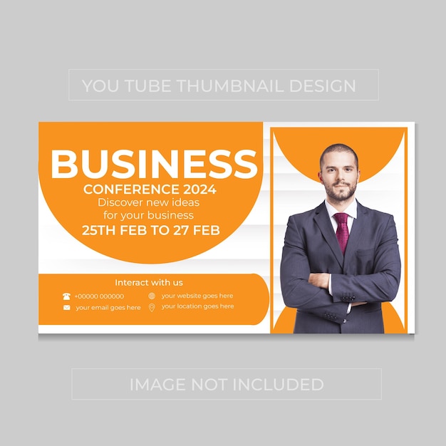 Business you tube thumbnail design