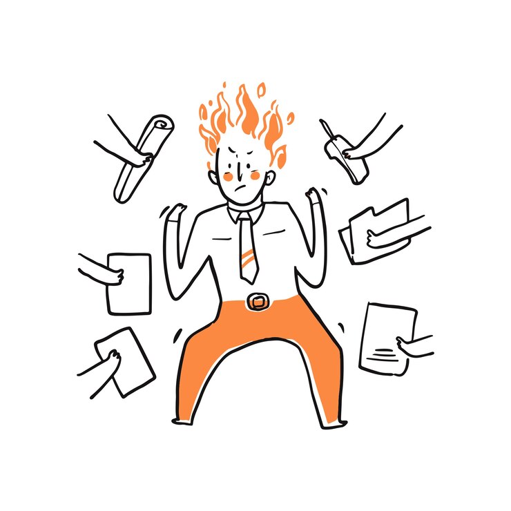 Vector 많은 직업으로 화가 사업가.
