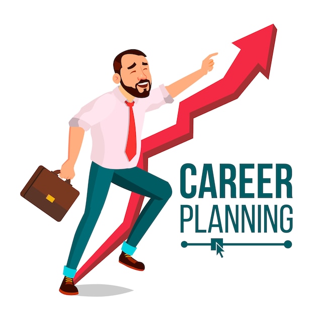 Businessman Career Planning