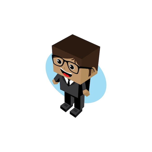 Businessman cartoon character