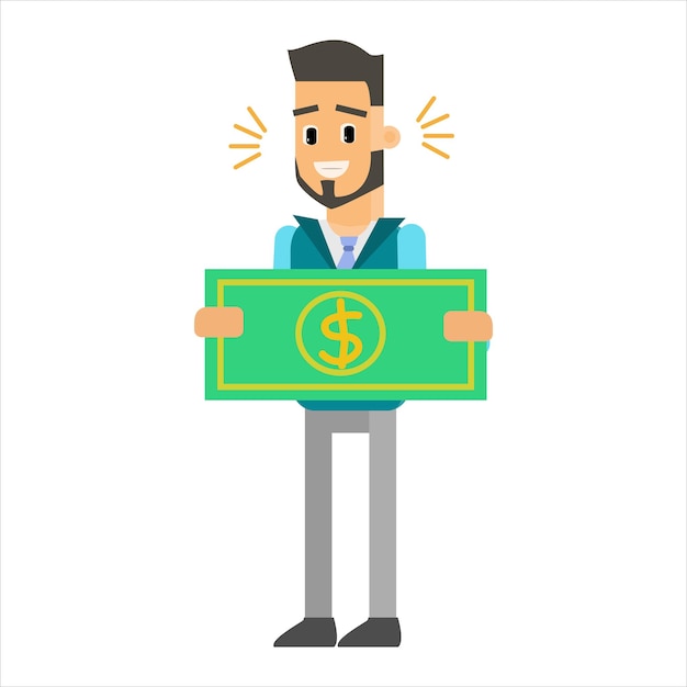 businessman cartoon vector