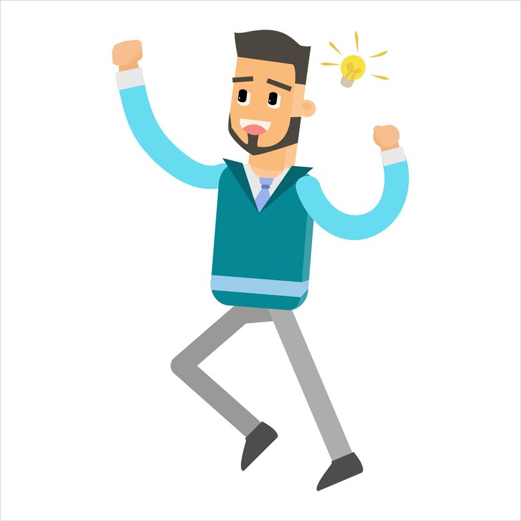 Вектор вектор мультфильма бизнесмена