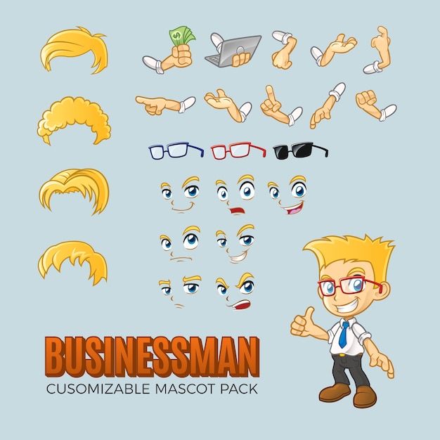 Businessman Customizable Pack