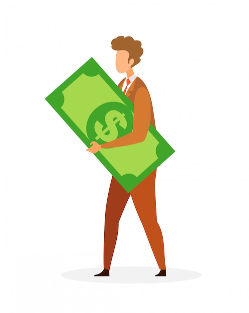 Businessman, financier   illustration