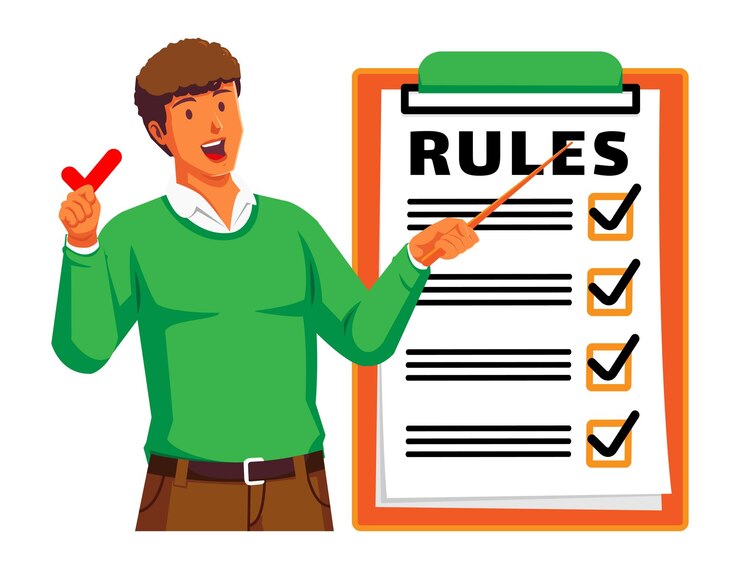 A businessman holding clipboard with checklist
