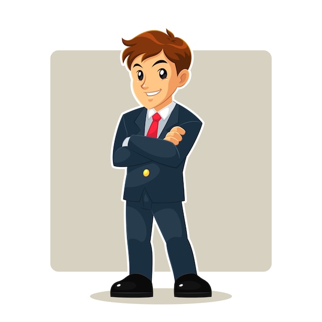 Businessman Mascot Character