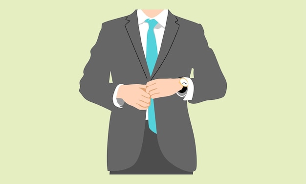 Vector businessman vector illustration