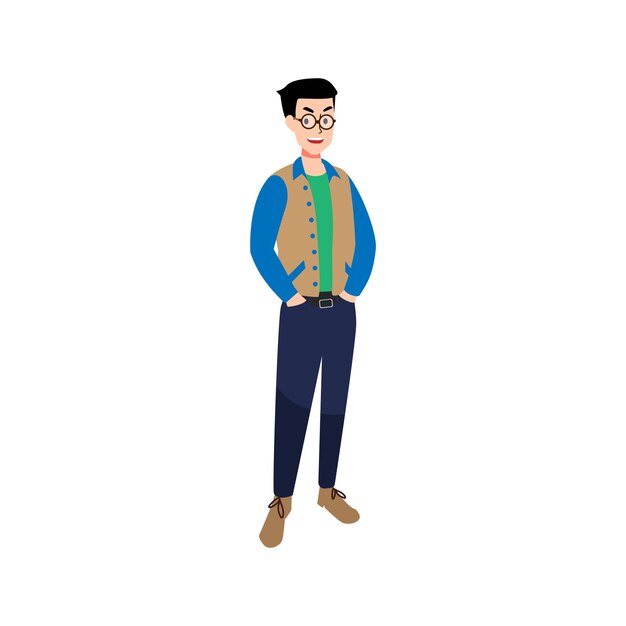 Vector businessman vector illustration