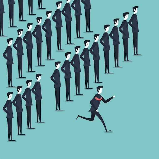 businessmen formed and running