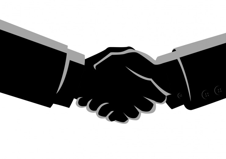 Businessmen shaking hands
