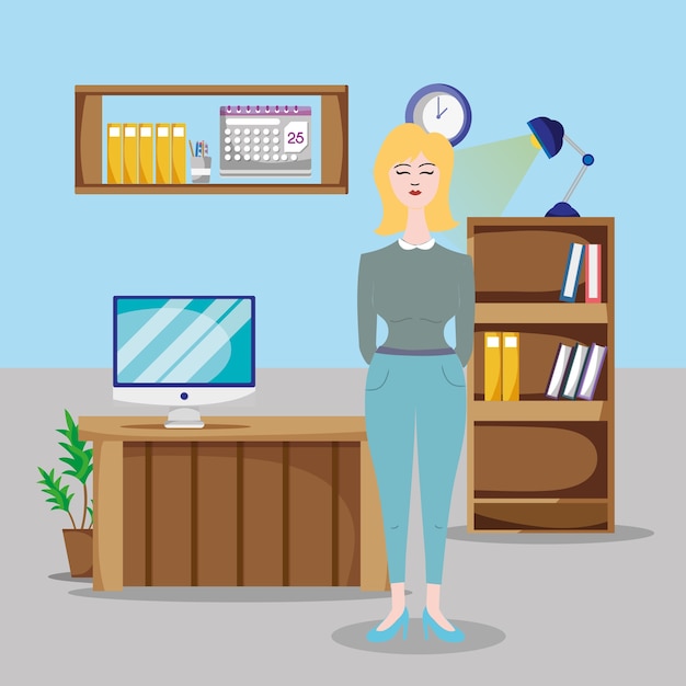 businesswoman at office