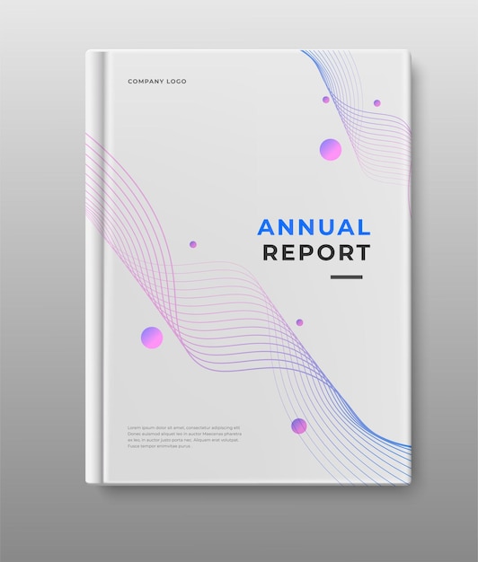 bussines company annual report cover design