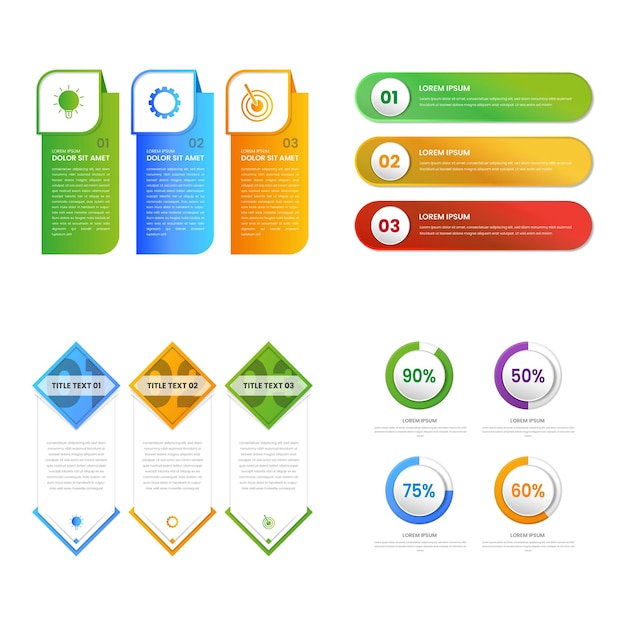 bussines infographic chart element