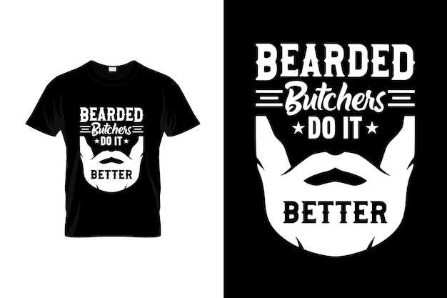 Vector butcher tshirt design