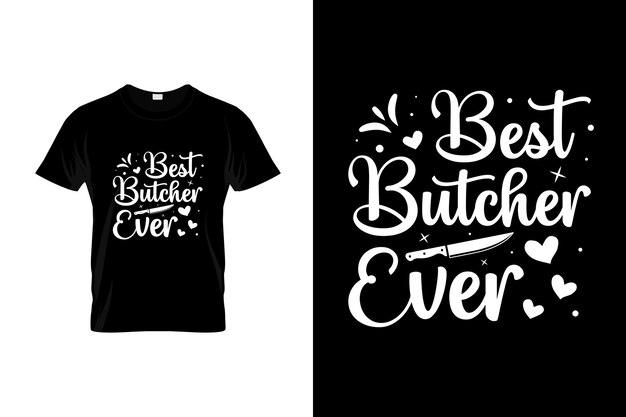 Butcher tshirt design