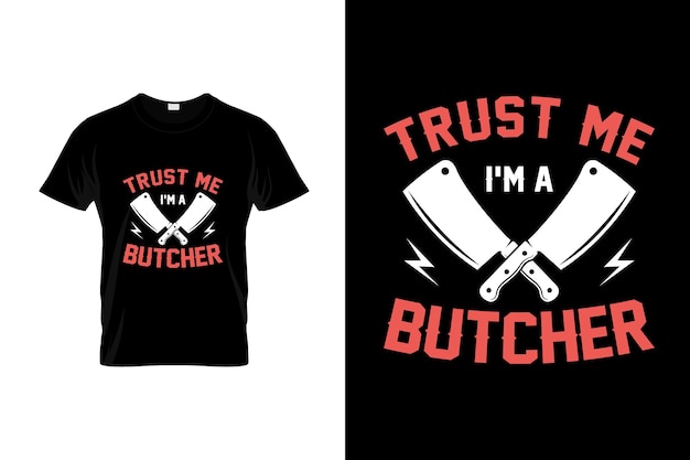 Butcher tshirt design