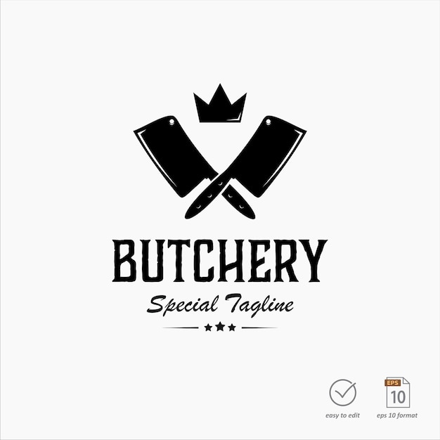 Design del logo di macelleria