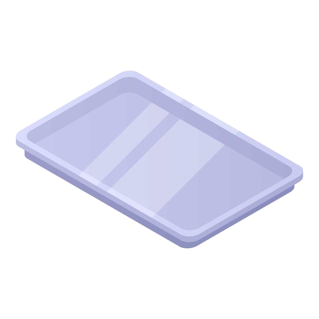 Vector butler tray icon isometric of butler tray vector icon for web design isolated on white background