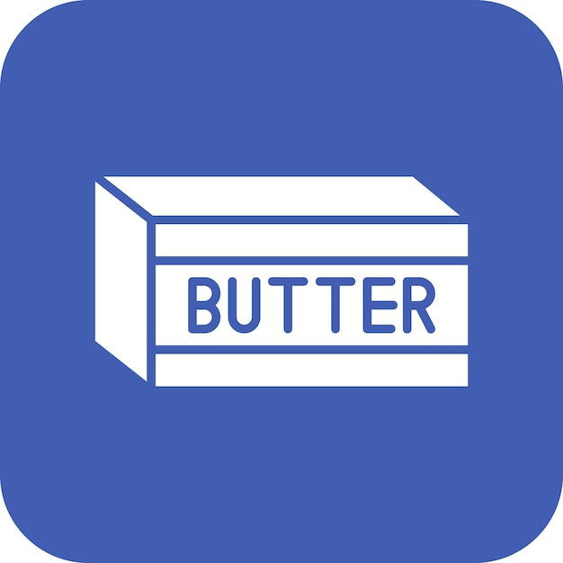 Vector butter vector icon can be used for morning and breakfast iconset