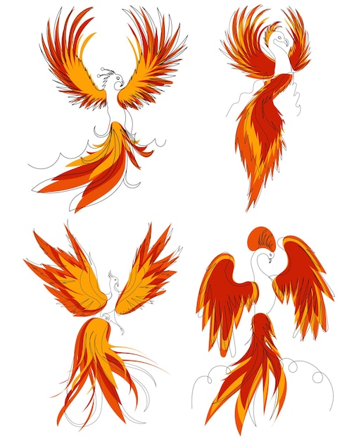 butterflies fly silhouette on a white background vector