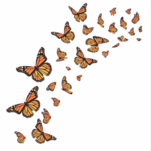 Butterflies migration 4