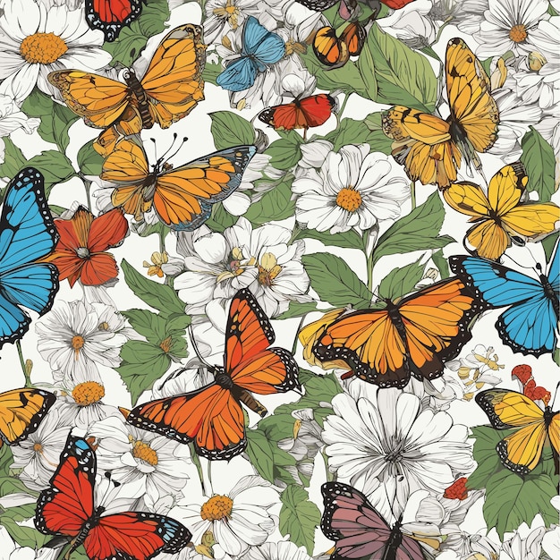 butterflies pattern