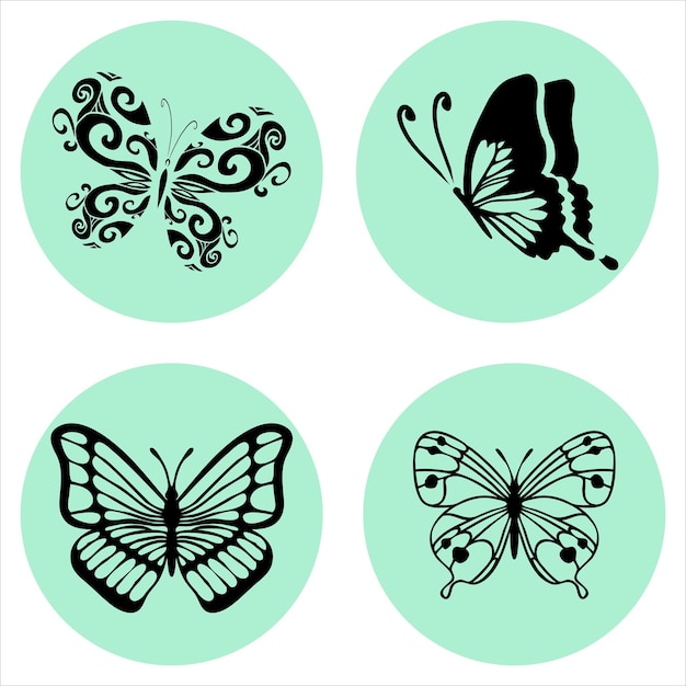 Vector butterflies