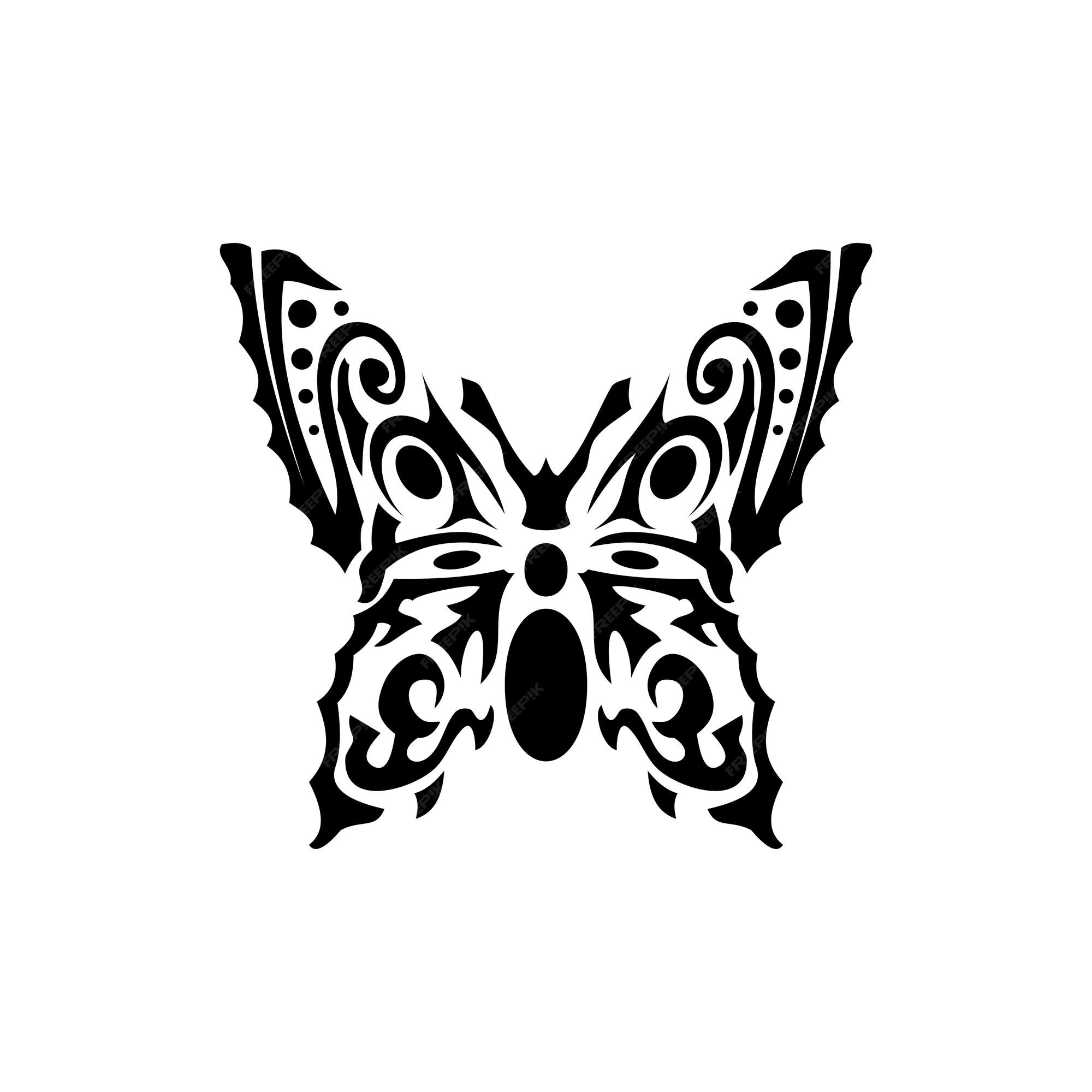 Premium Vector | Butterfly black