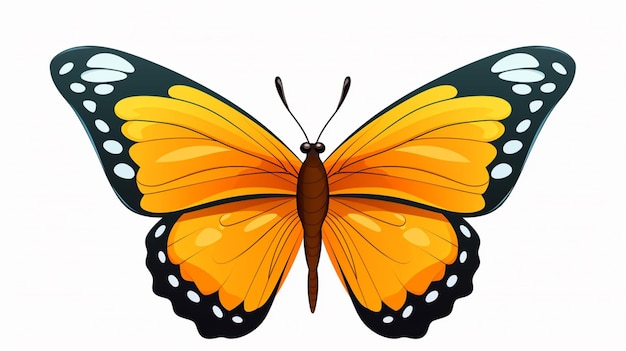 Butterfly cartoon vector